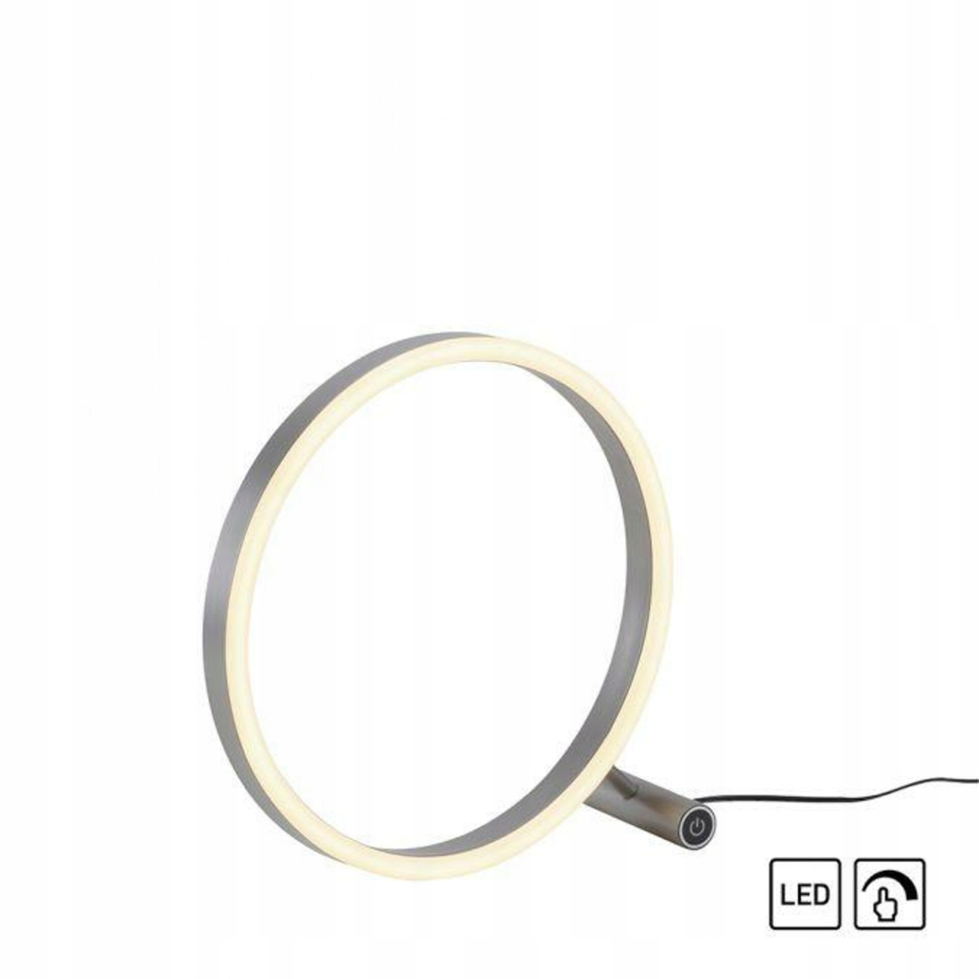 Leuchten Direkt aj s Just Light Led stolná lampa hliník, kruhová, pr.30cm, do