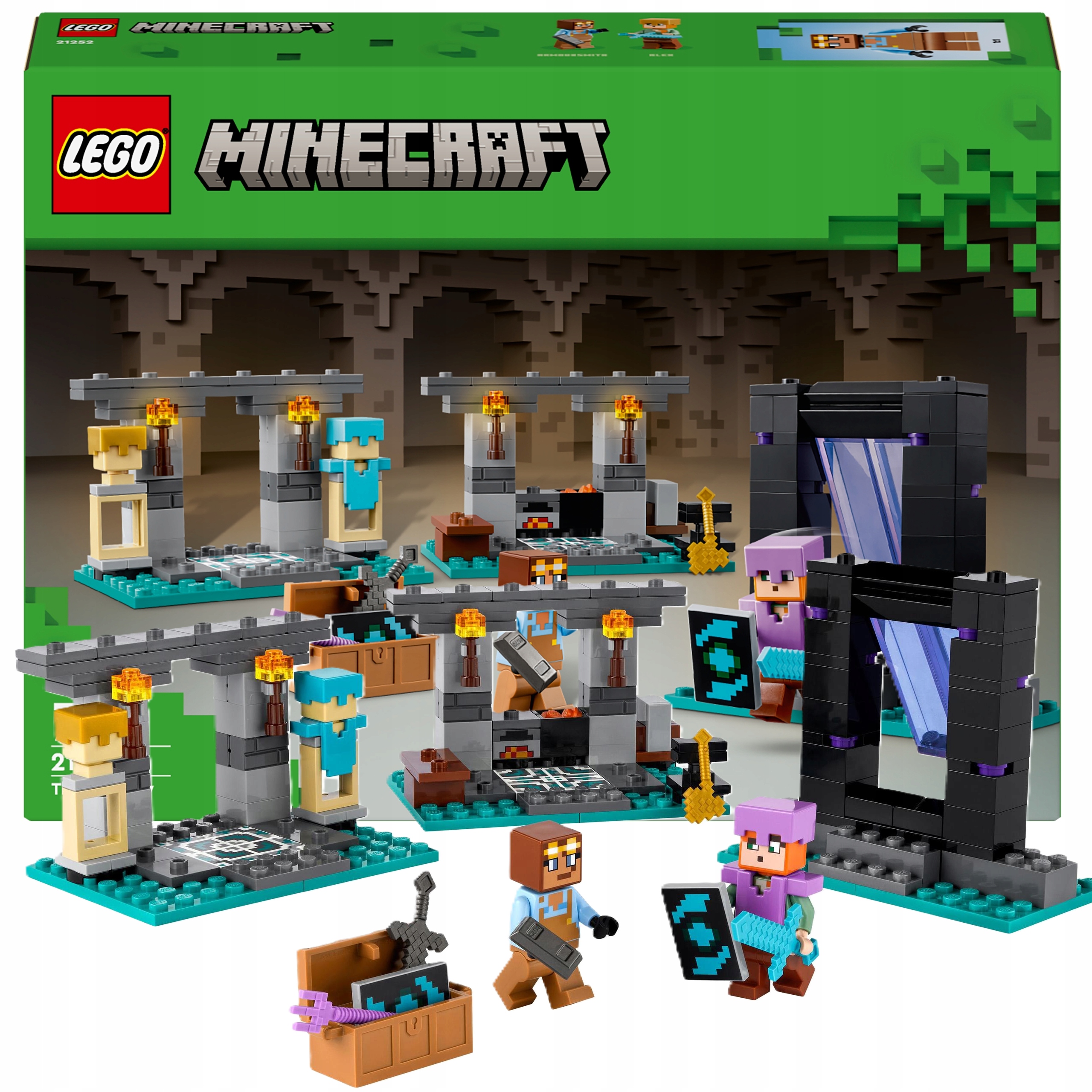 Lego Minecraft Zbrojovka Sada Na Stavění Dárek -vys Sobota-->>
