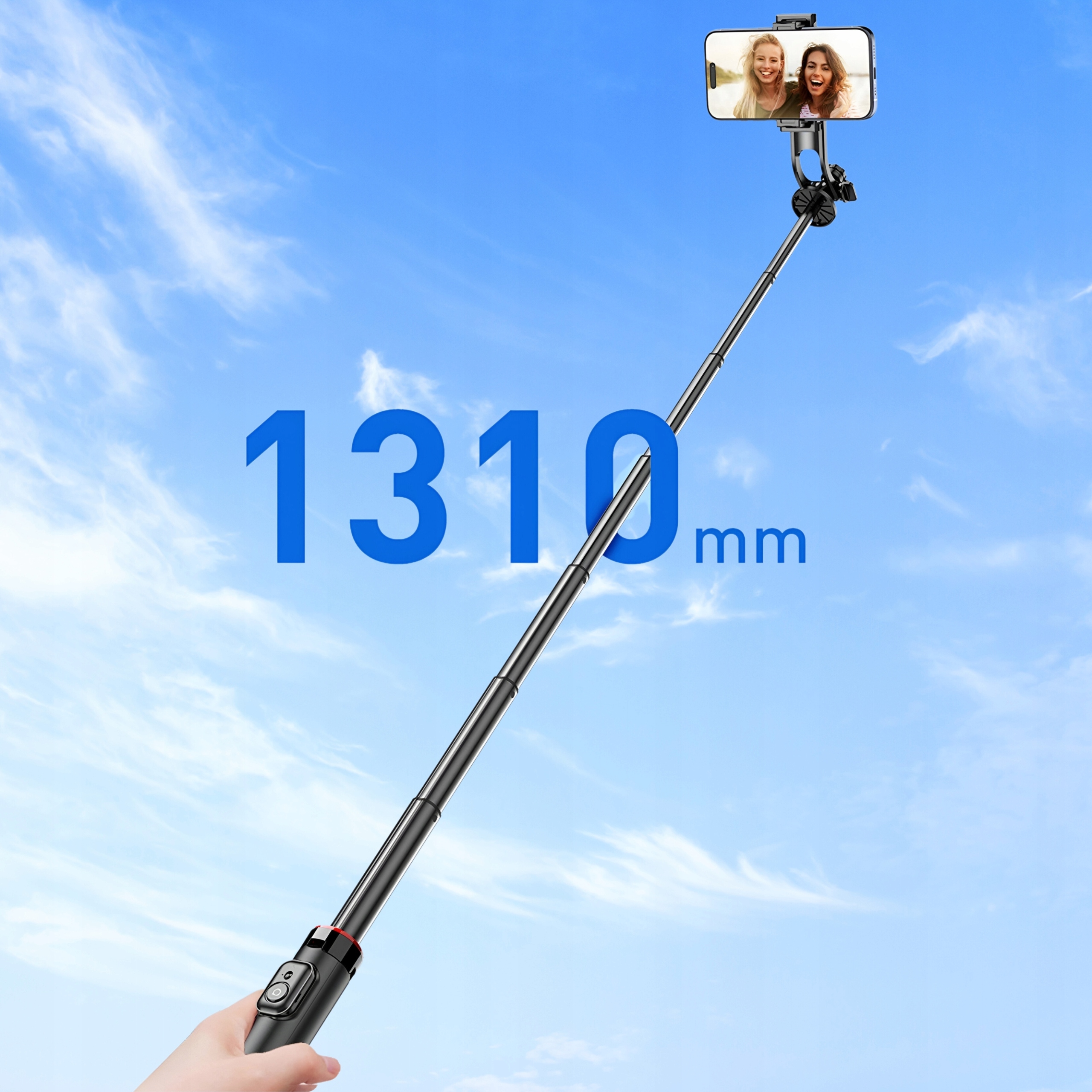 UCHWYT NA TELEFON KIJEK DO SELFIE STICK TRIPOD STATYW BLUETOOTH 5.2 PILOT Marka Matnox