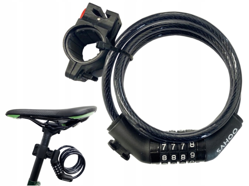 

Zapięcie Rowerowe Na Szyfr Kod 8x1000 Uchwyt Mocne