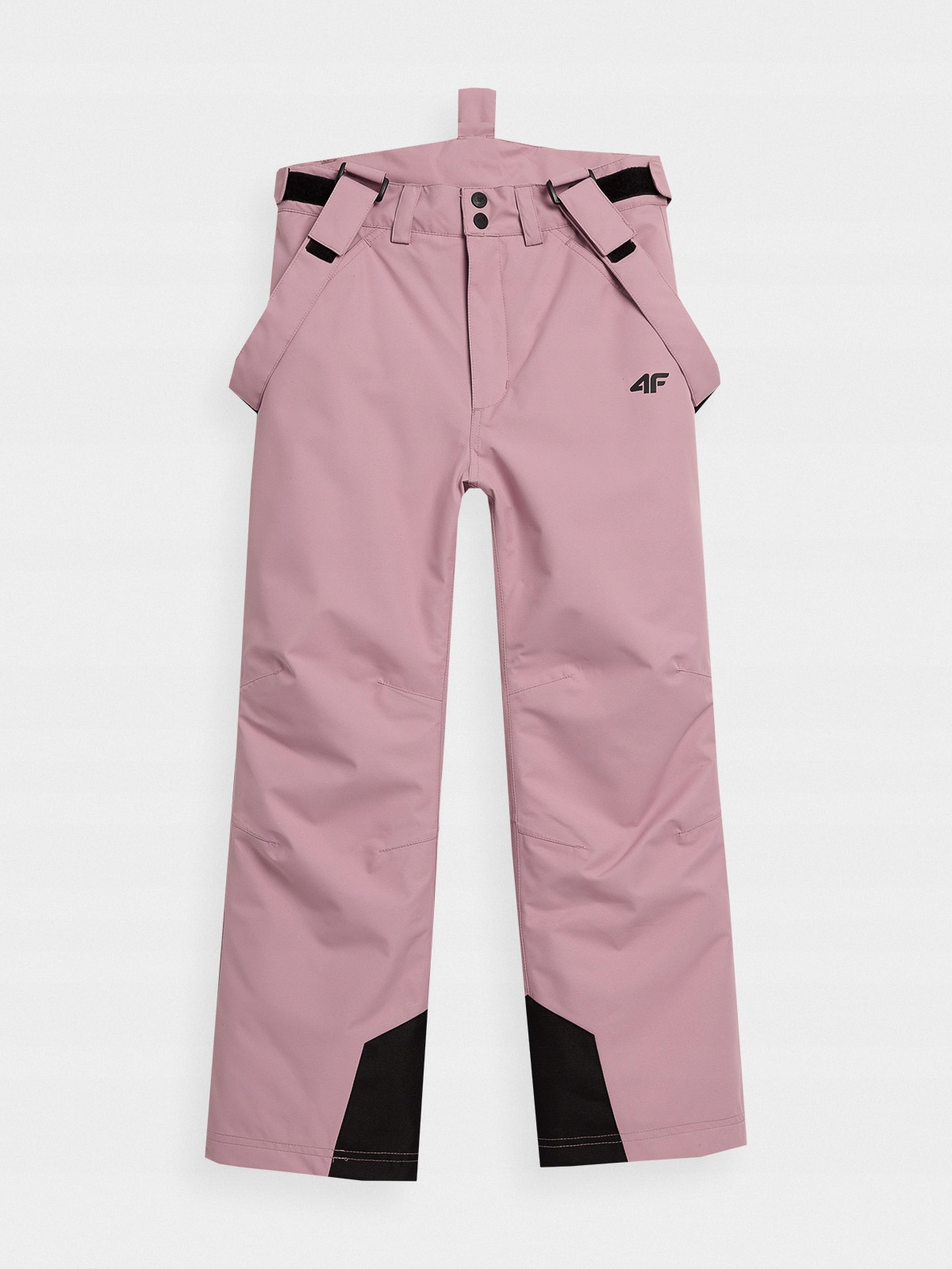 4F SPODNIE DZIEWCZĘCE NARCIARSKIE Z SZELKAMI MEMBRANA 8000 DZIECIĘCE Rozmiar 146