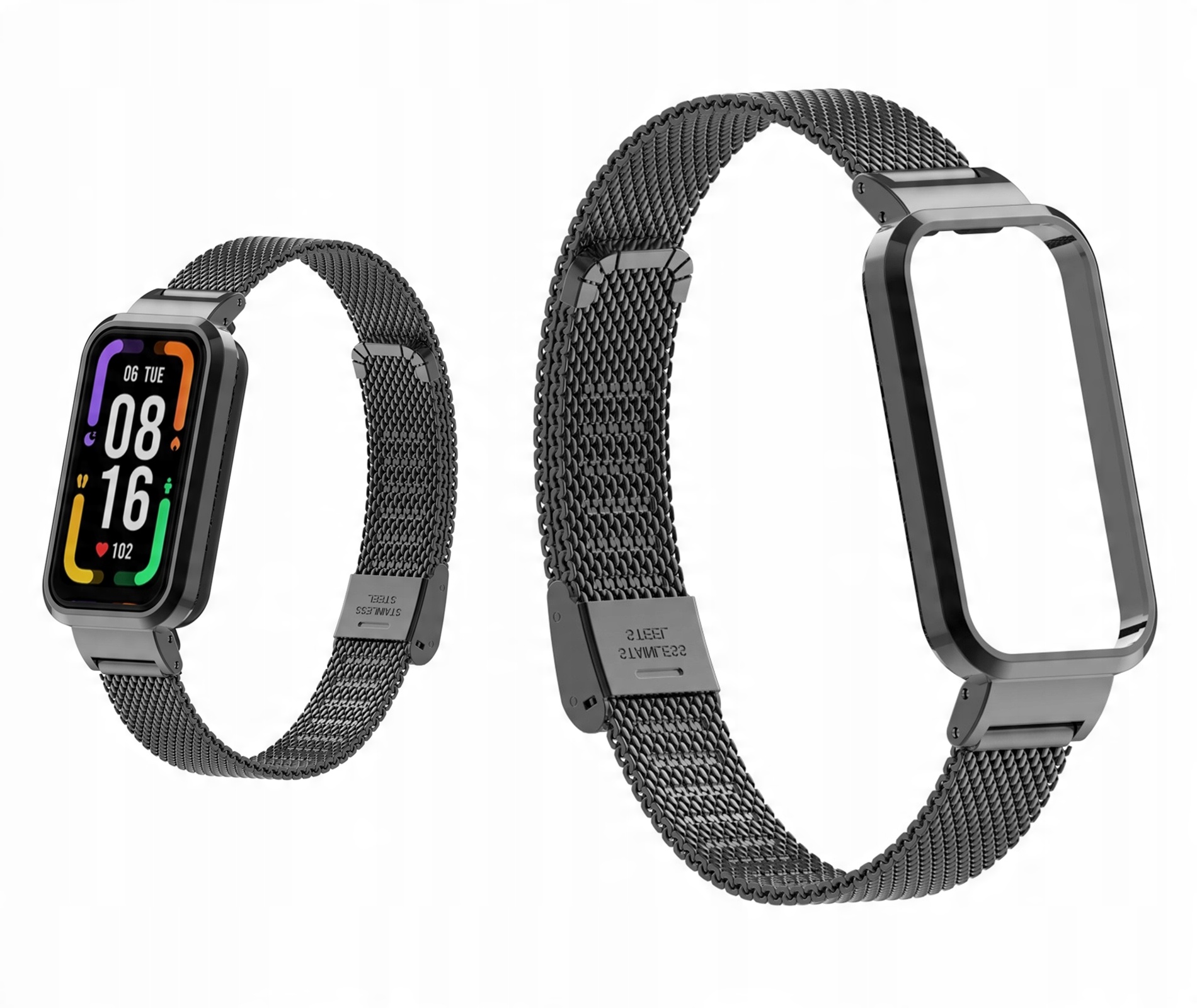 

Pasek Metalowy do Redmi Smart Band Pro Czarny