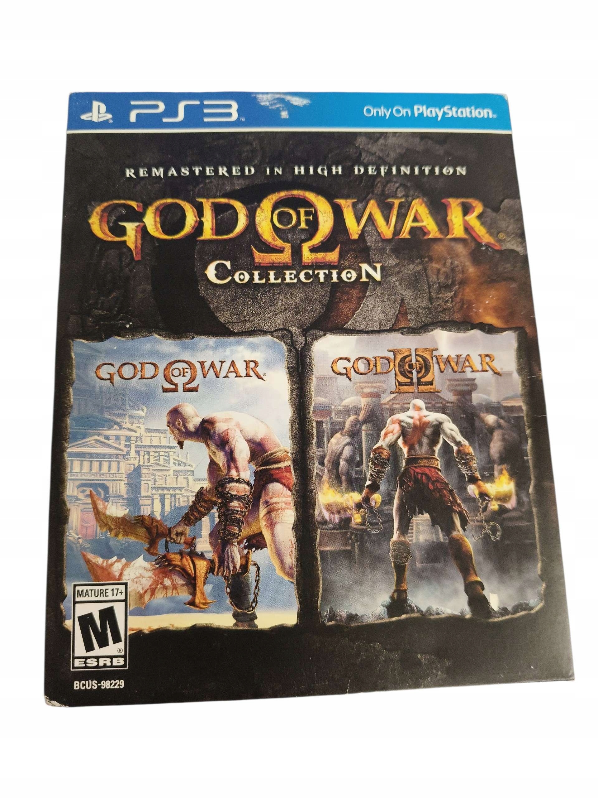 PS3 GOD OF WAR COLLECTION / PAPIEROWE WYDANIE