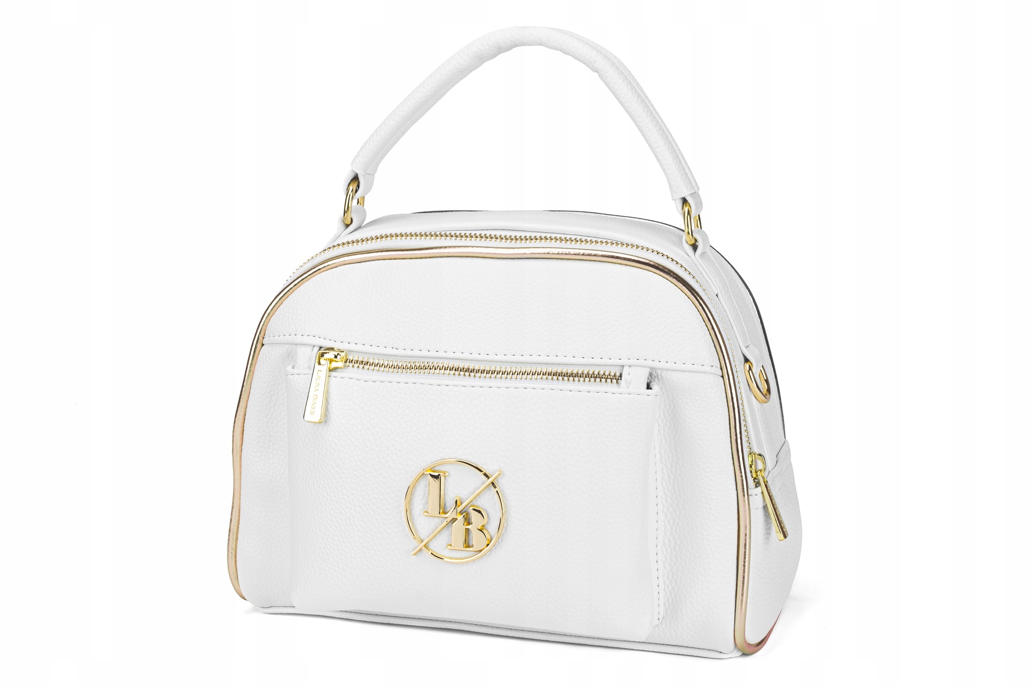 POLSKA TOREBKA DAMSKA LISTONOSZKA KUFEREK BIAŁA Z PASKIEM NA RAMIĘ EAN (GTIN) 5907554486487