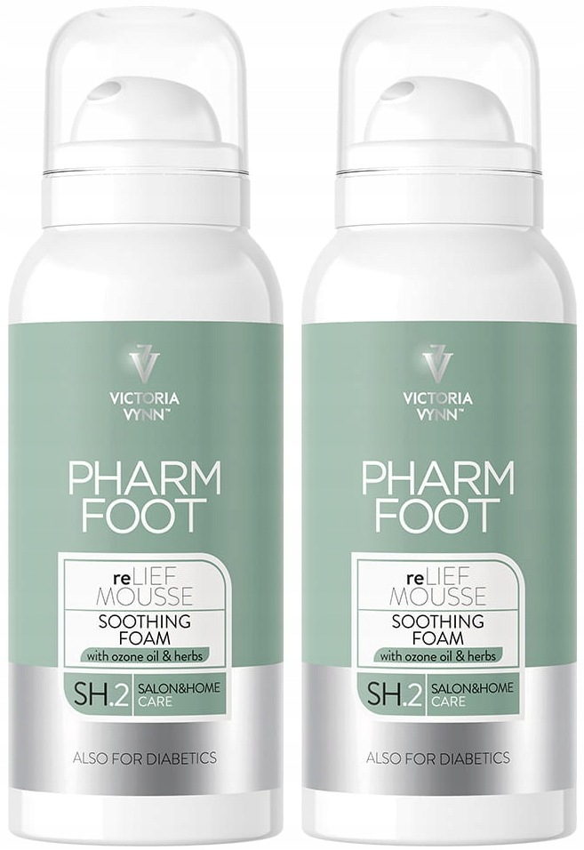 2 x Relief Mousse Zklidňující pěna s ozonizovaným olejem Pharm Foot výživa
