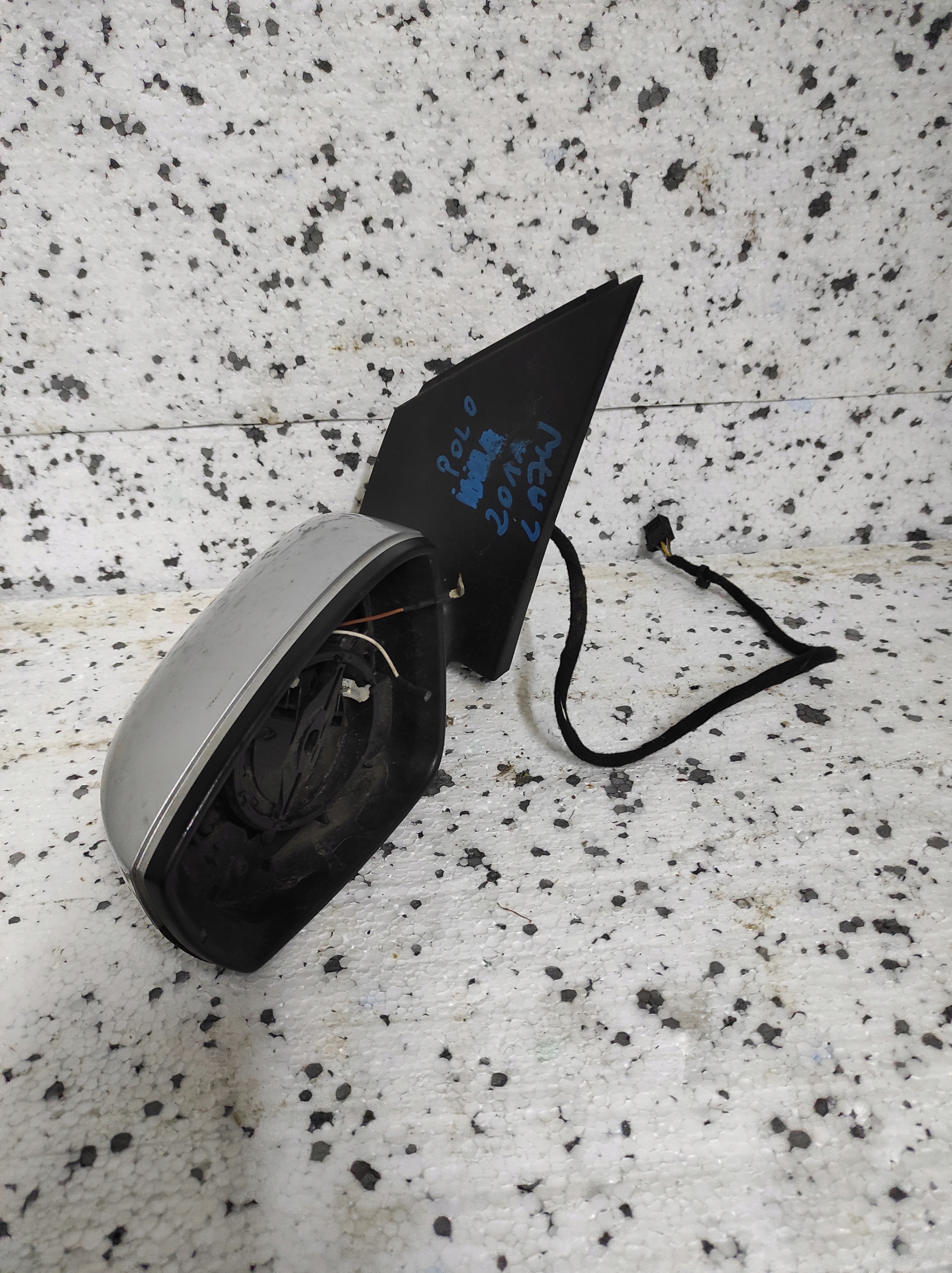mirror left VW POLO V 6R 6 PIN