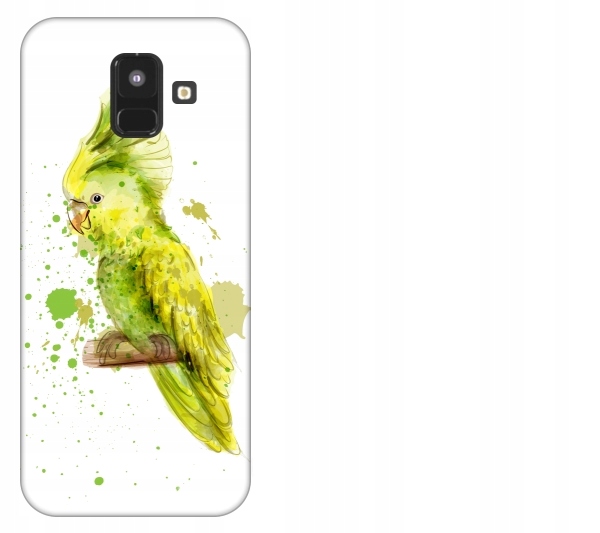 

Etui pokrowiec Samsung Galaxy A6 2018 Ptak papuga