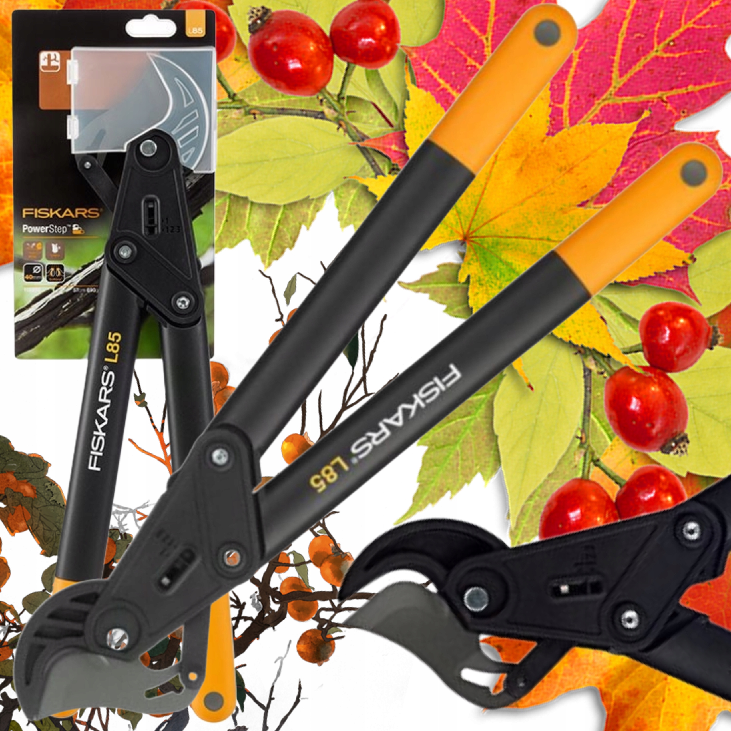 Fiskars Dvouruční Ostré Nůžky Na Větve Zahradní nůžky Premium