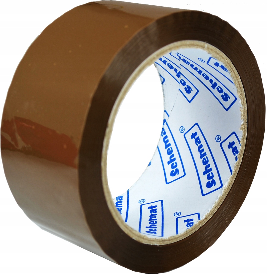 taśma klejąca 6szt. BRĄZOWA 48 x 100y | 3298 — 2