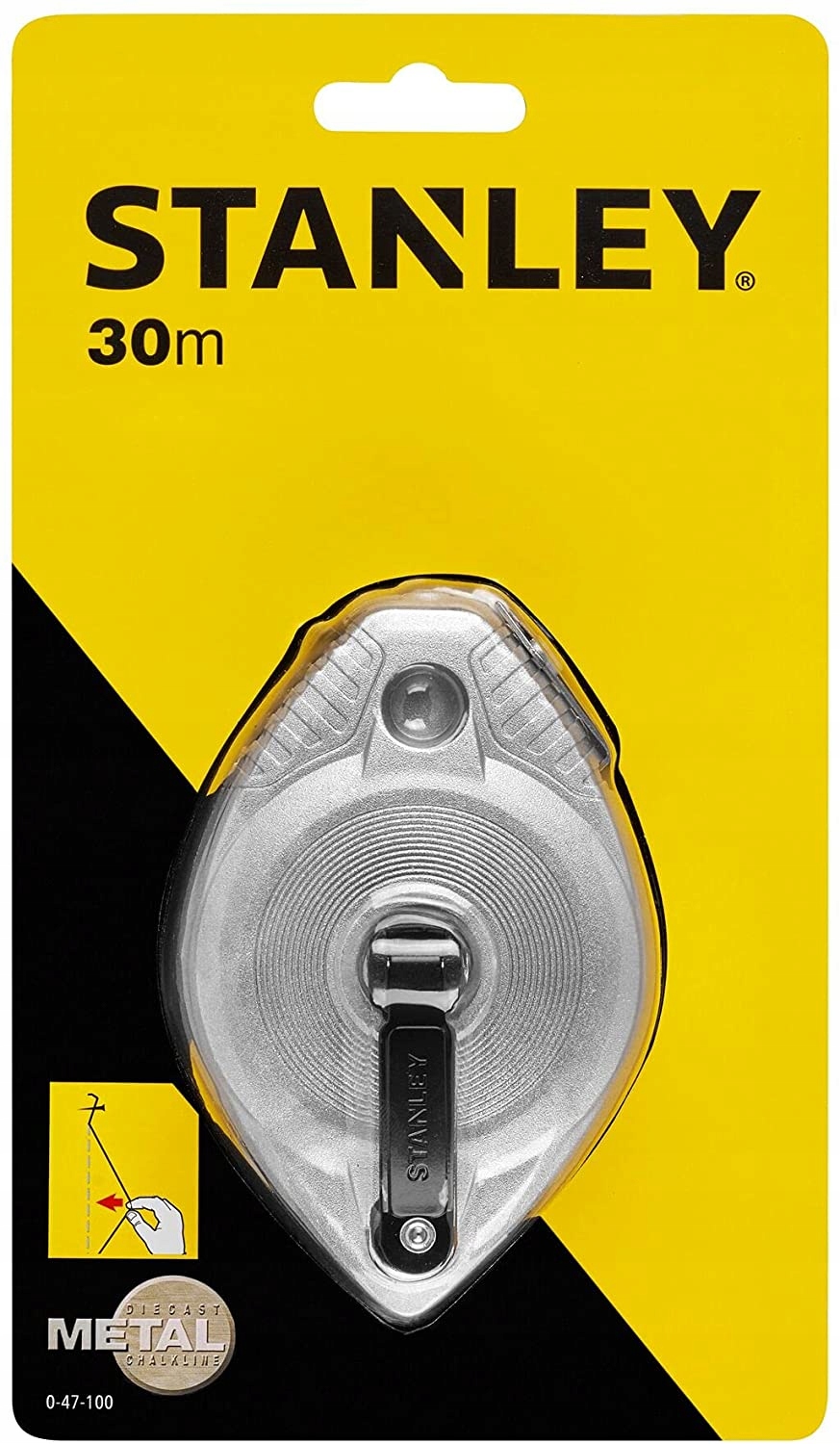 DRATWA SZNUR TRASERSKI 30M ALUM. OBUDOWA STANLEY Typ sznurek