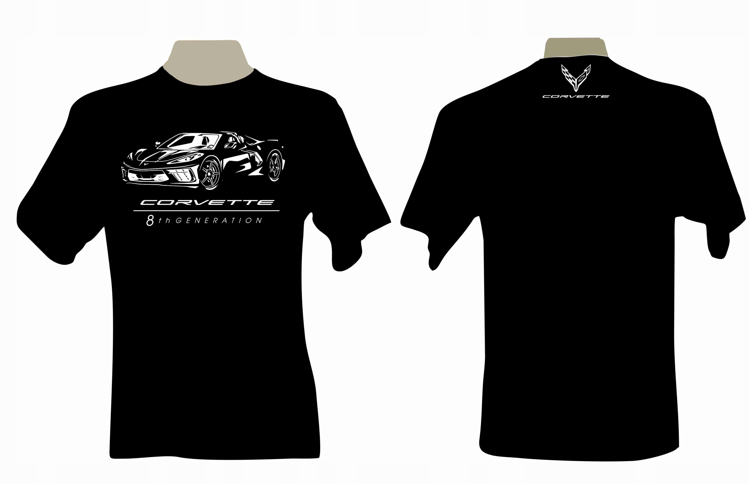 KOSZULKA T-shirt dla fana chevrolet CORVETTE C8 Numer katalogowy producenta 895554