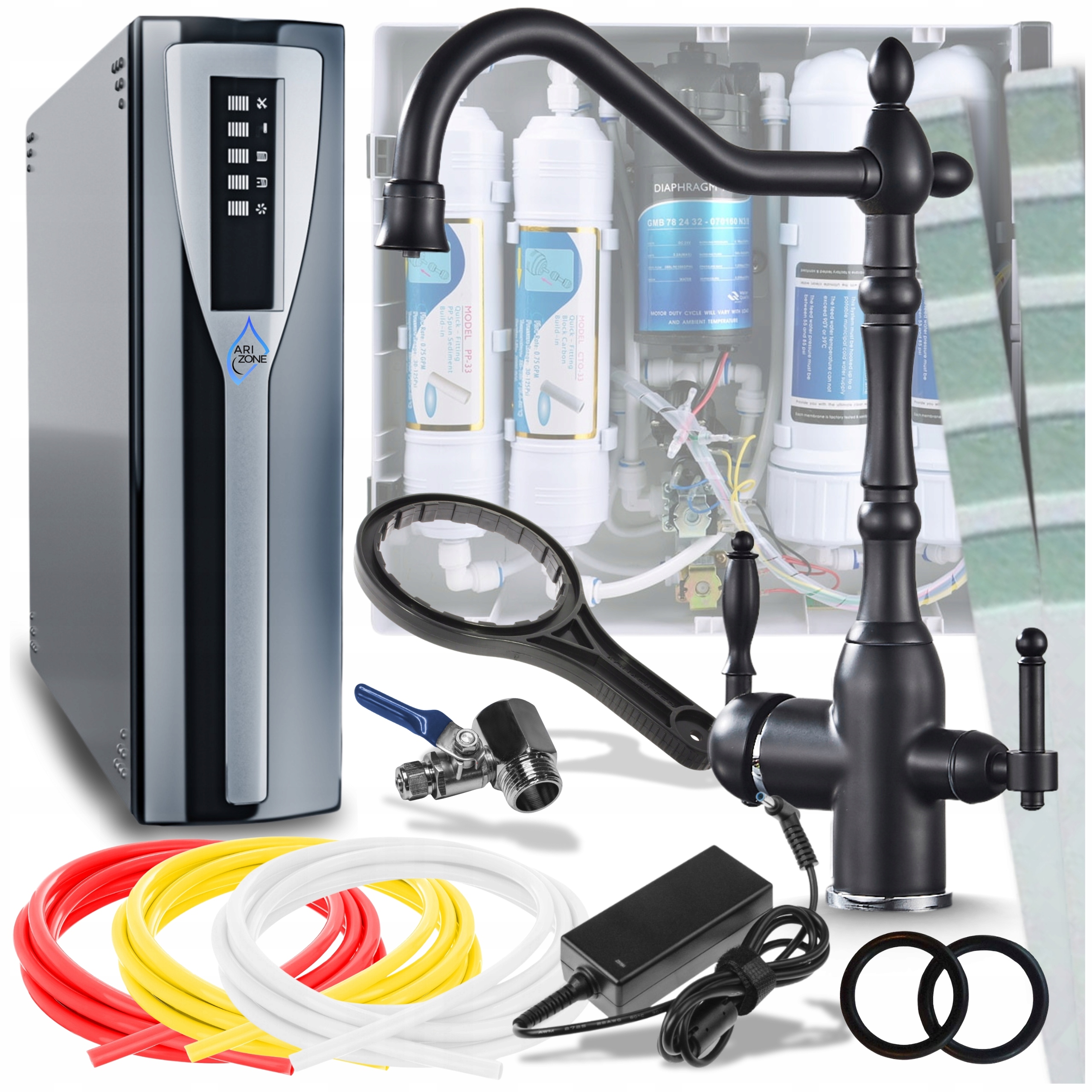 Sada Na Filtrovanie Vody S Kuchynskou Batériou, Reverzná Osmóza, Eko Filter