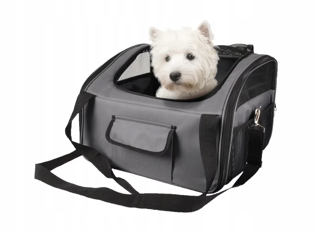 Levně 2v1 taška a autosedačka pro psa a kočku Flamingo