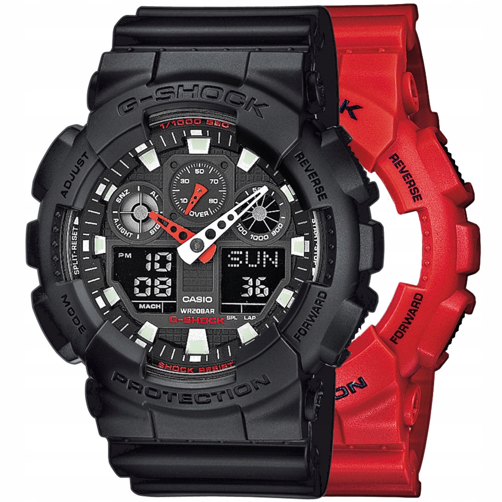 Sada G-shock GA-100B-4AER Černá