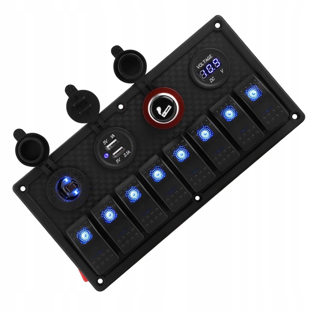 4963514012613832713 - 1 комплект двойной практичный USB цифровой вольтметр