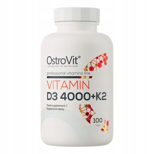 OstroVit Vitamin D3 4000 K2, tabletki, 100 szt.