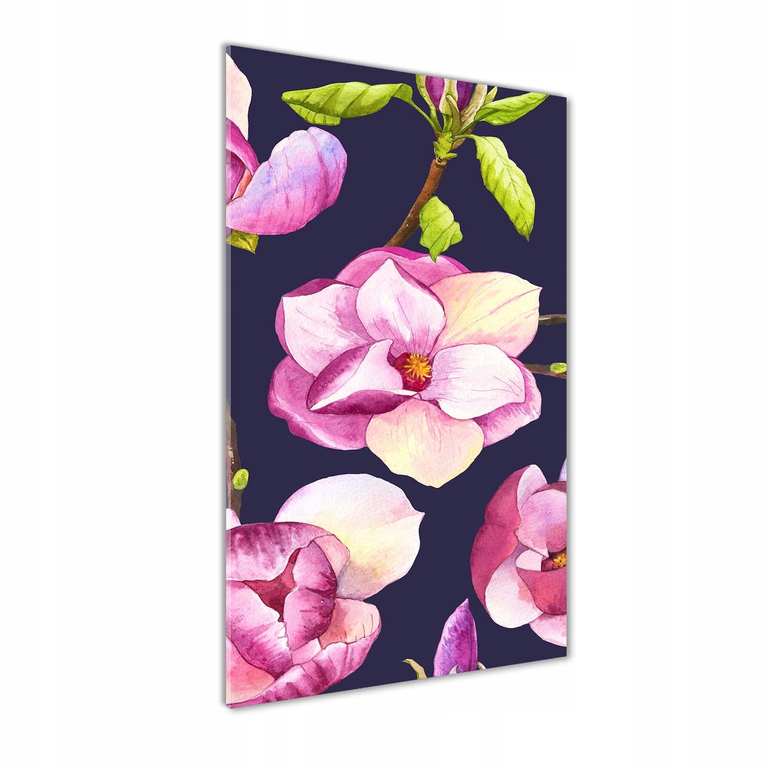 Fotoobraz tvrzené sklo Magnolie 50 x 100 cm