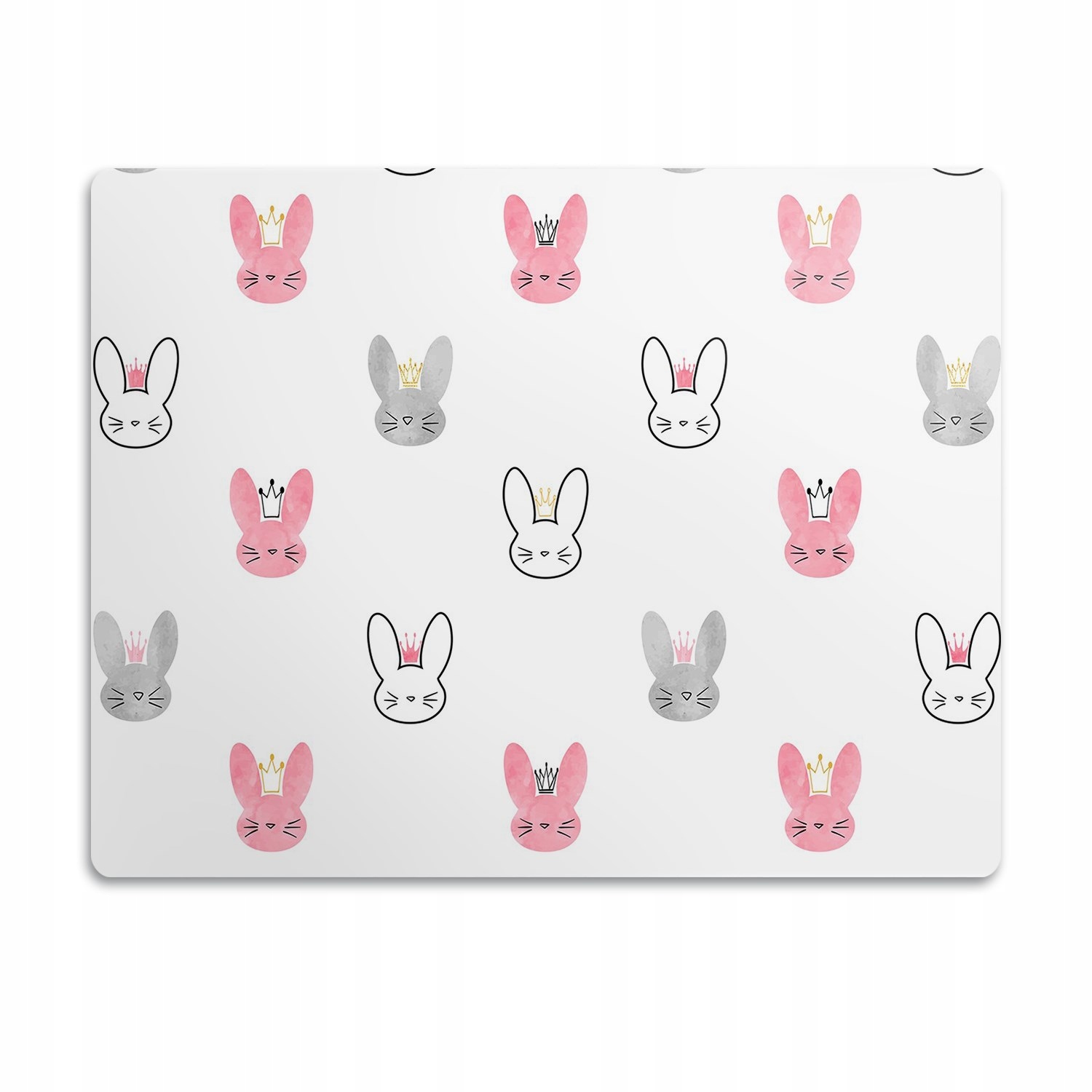 Levně Pod misku podložka pro psa Korunkovaný králík 90x60 cm