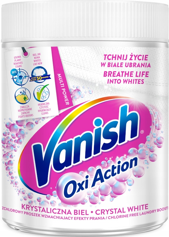 

Vanish Oxi Action White Odplamiacz do białego 470g