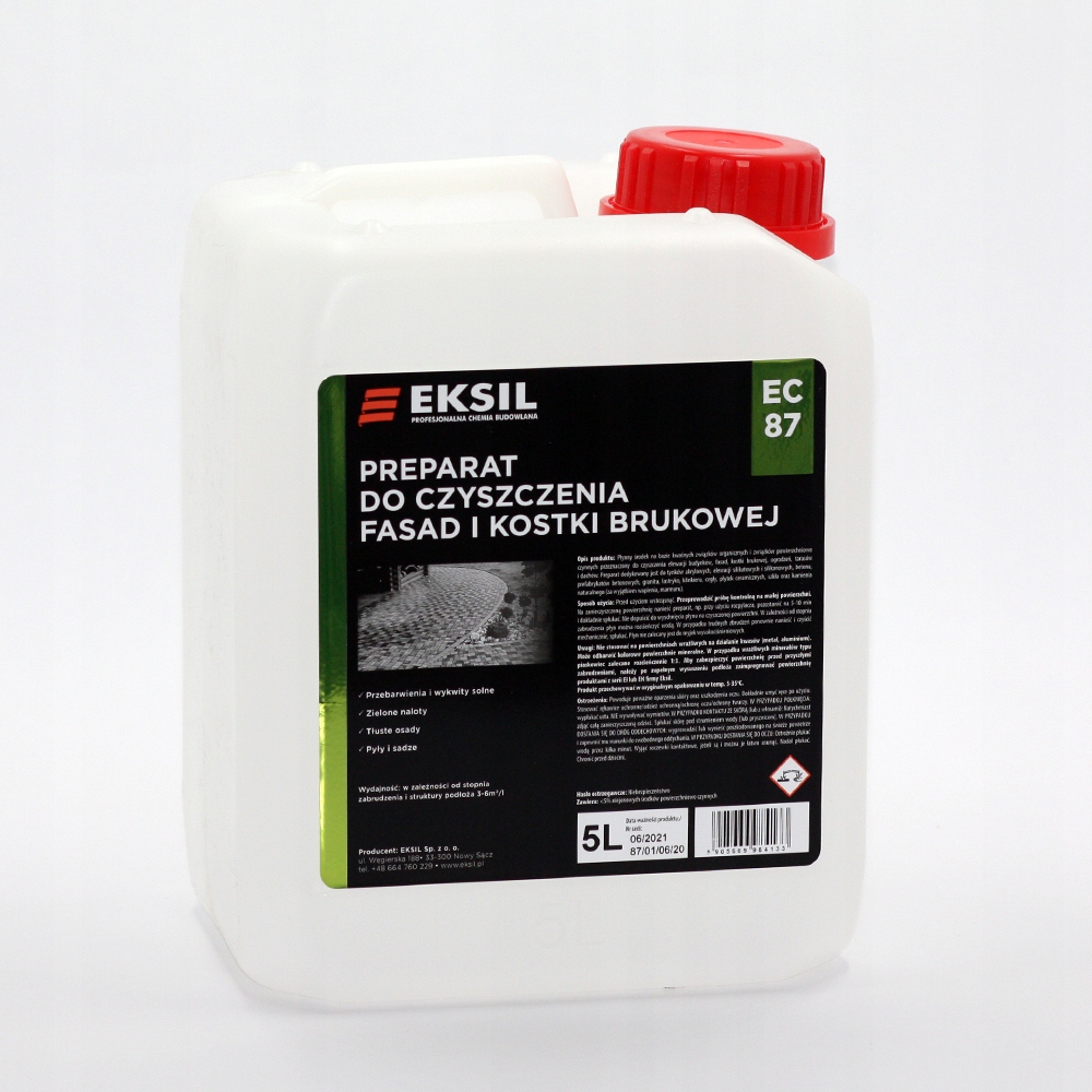

Eksil Ec 87 5L Środek Do Czyszczenia Kostki Beton