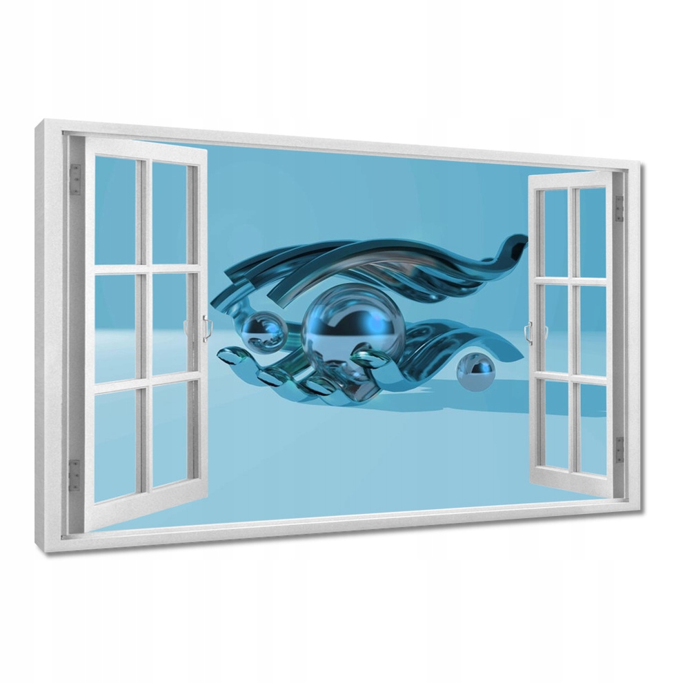 

Obrazy 120x80 Niebieska grafika