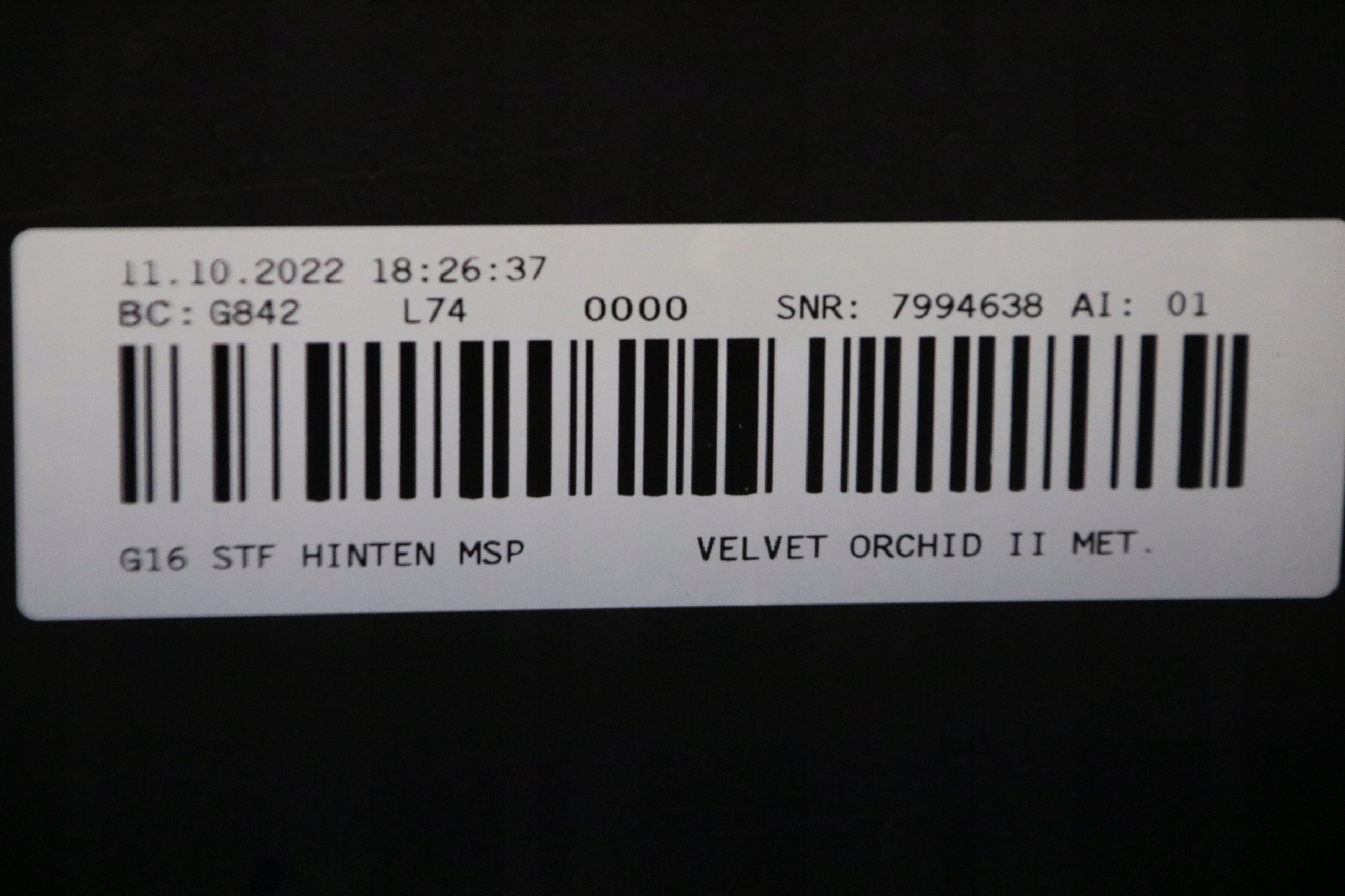 BMW G16 m-packet bumper rear part rear 6xPDC colour L74