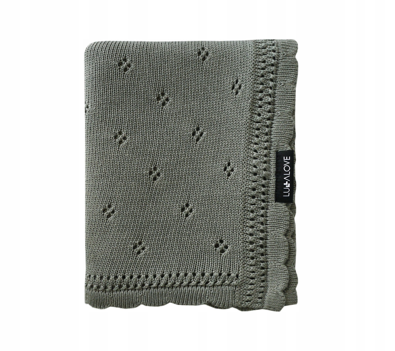 

Lullalove Całoroczny Ażurowy Kocyk Bambusowy Daisy