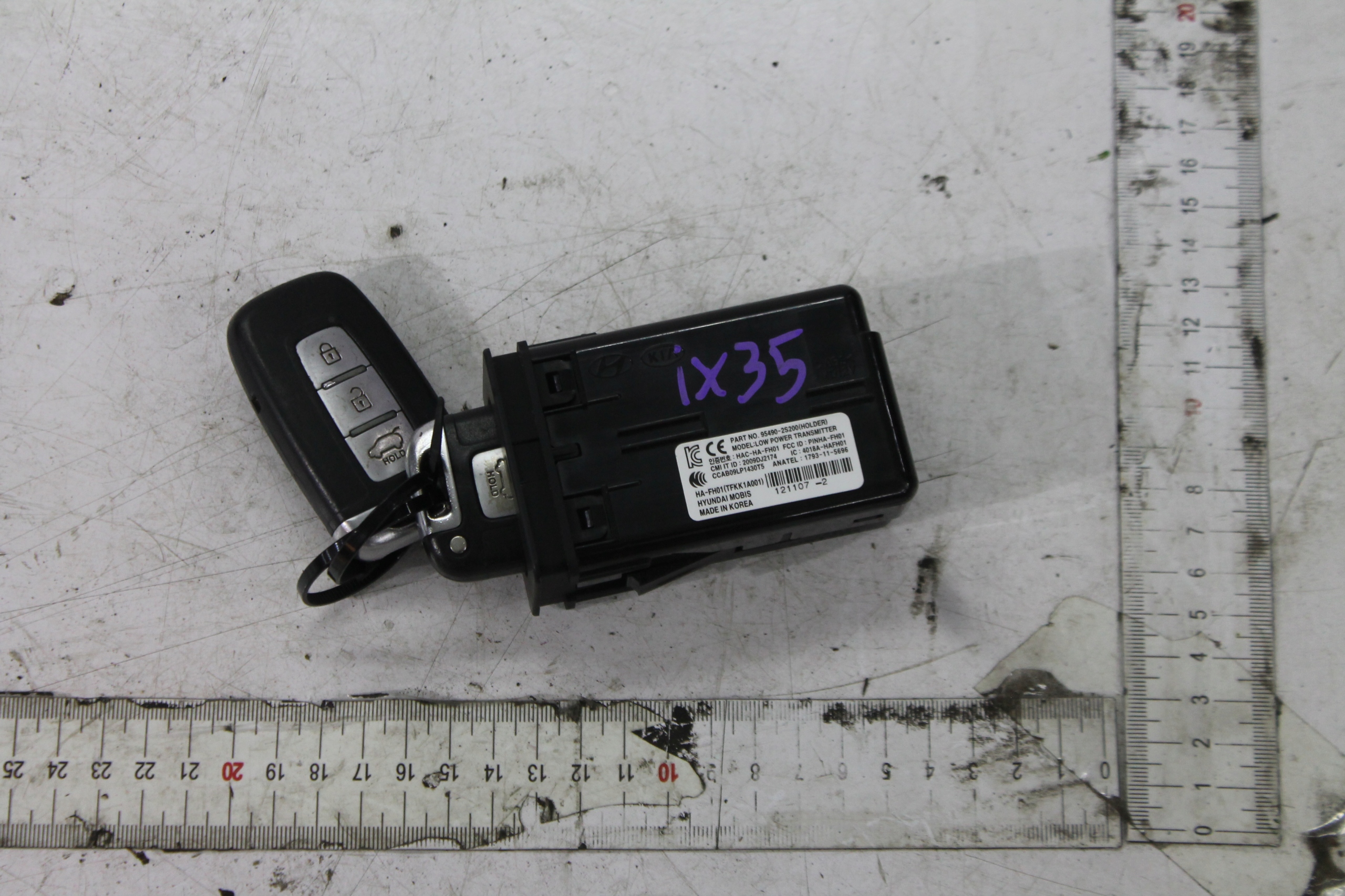 ignition key KOMPLET 95490-2S200 HYUNDAI IX35