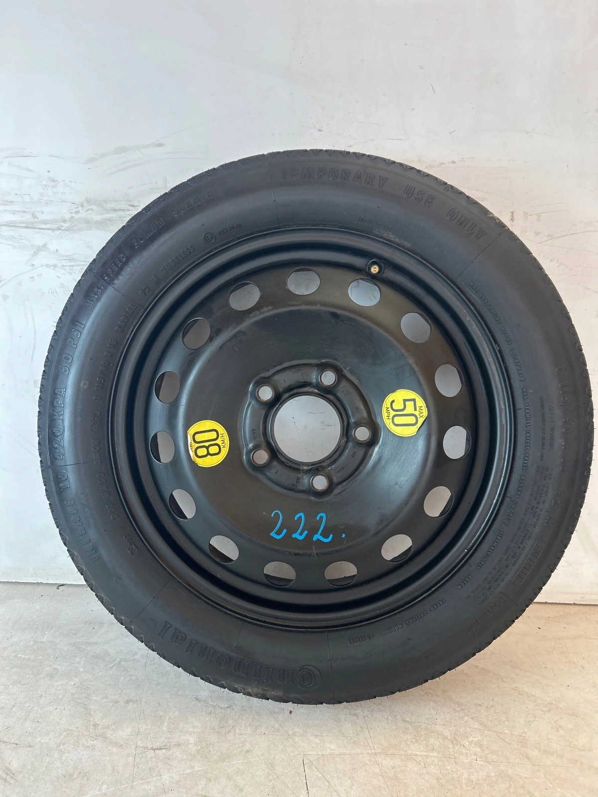 wheel spare BMW E46 E39 E36 115/90/R16 ET32
