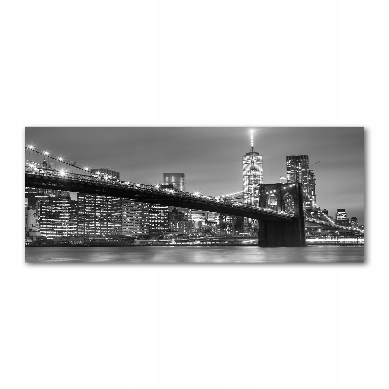 

Foto obraz akryl zdjęcie Nowy Jork nocą 125x50 cm