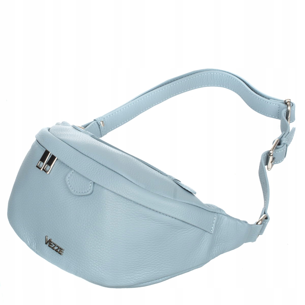 Kožená taška Vezze Pancia Baby Blue