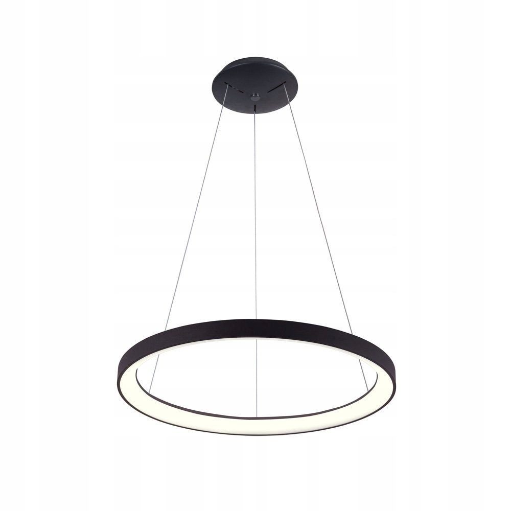 Moderná závesná Led lampa Vico Italux 38W čierna 4000K