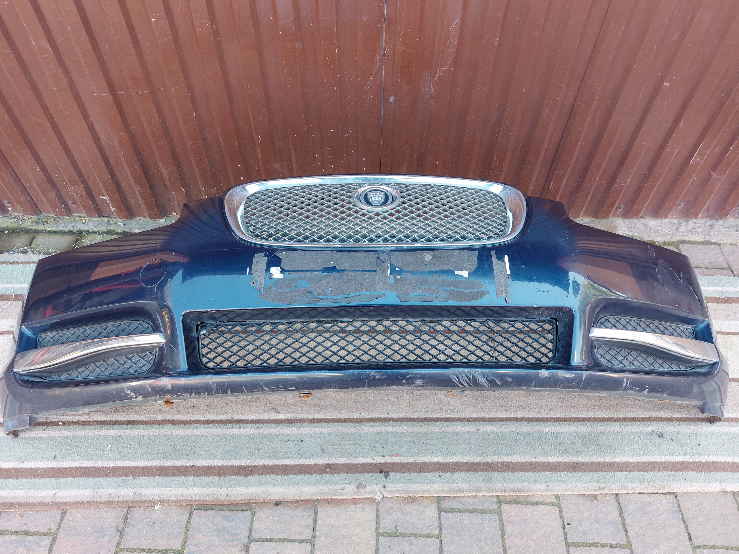 bumper front JAGUAR XF X250 blue 07-11r