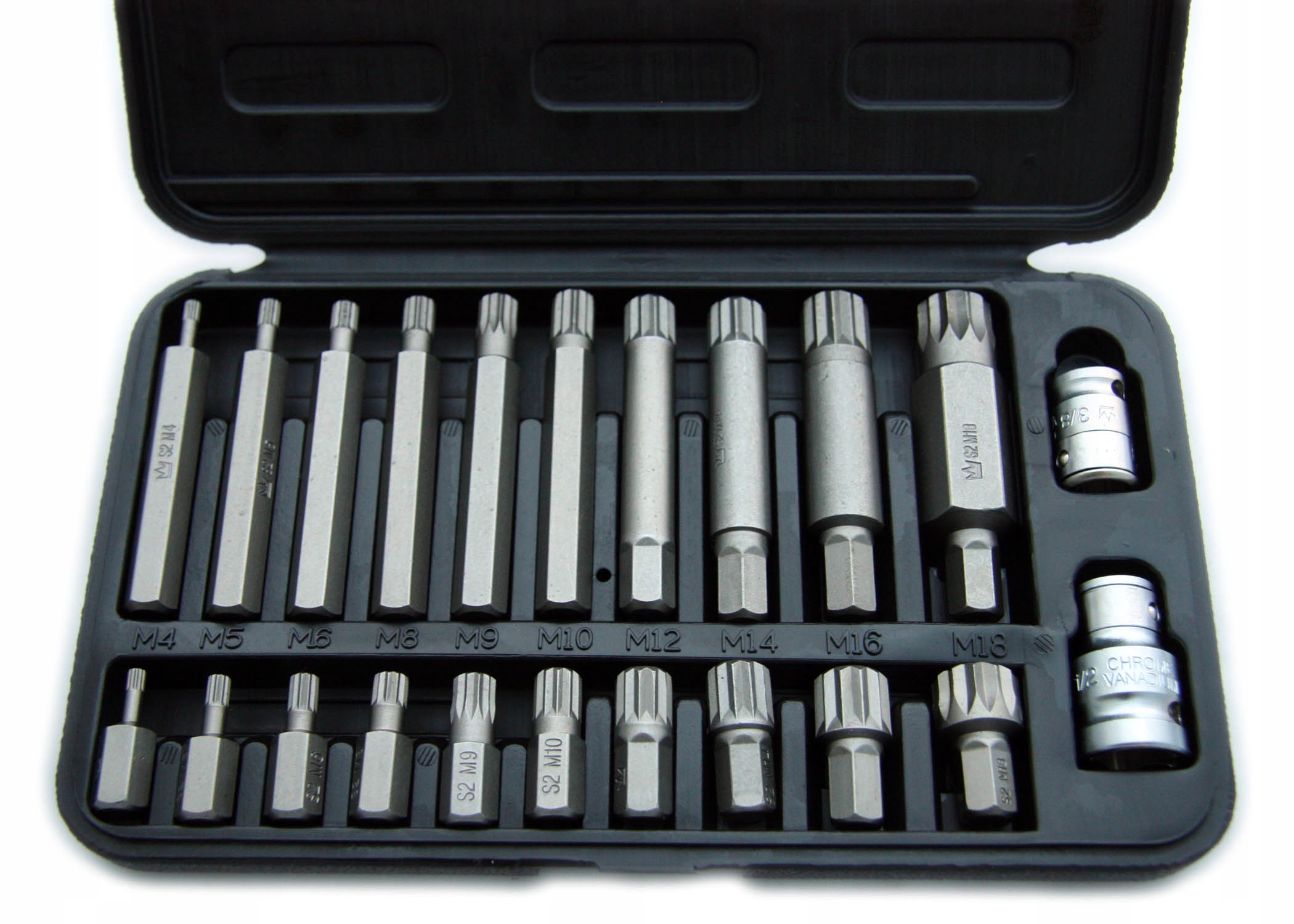 Zestaw bitów SPLINE 12 KĄTNE Richmann C6938 M4-18