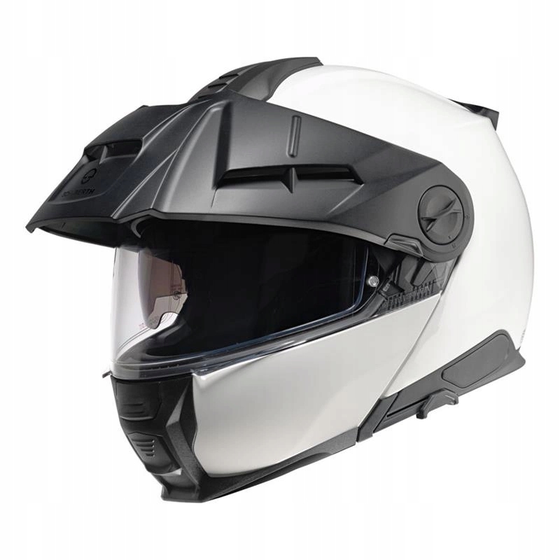 Výklopná prilba s clonou Schuberth E2 Ece Glossy White biela Darčeky