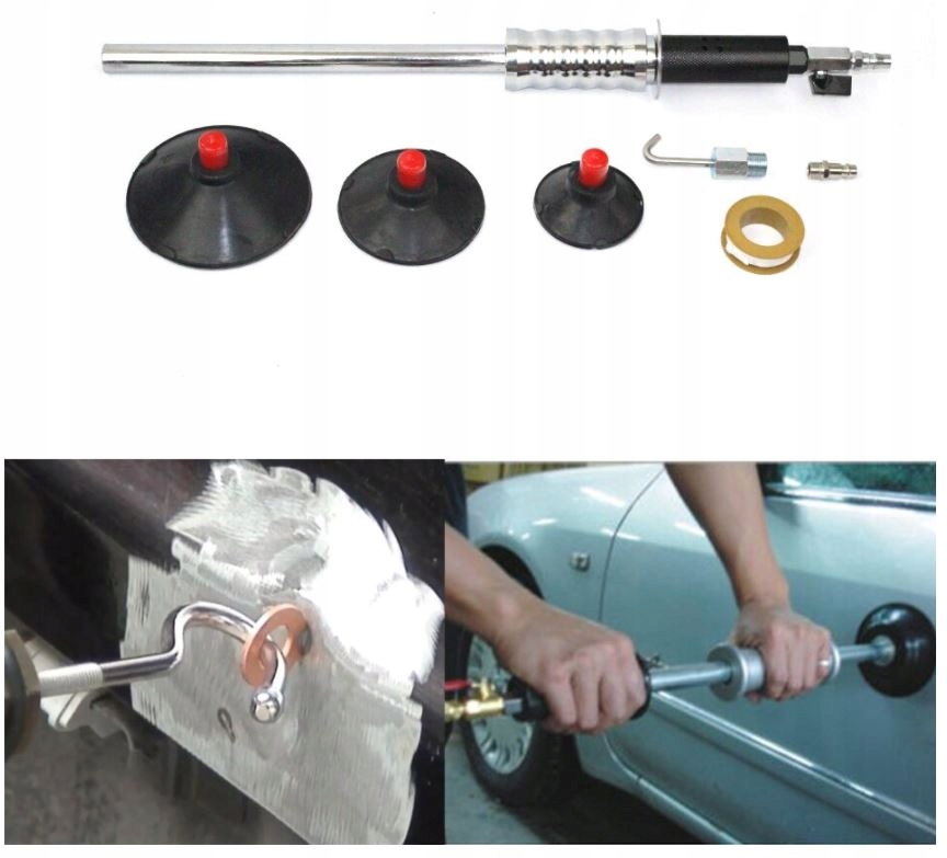 Mlotek Pneumatyczny PDR Glowice Do Wgniecen Spoter Set Components Slide Hammer Sheet Metal Hammer