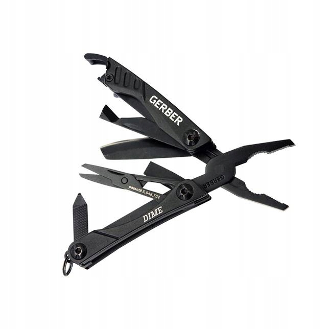 Multitool Gerber dime czarny 12 w 1 narzędzie
