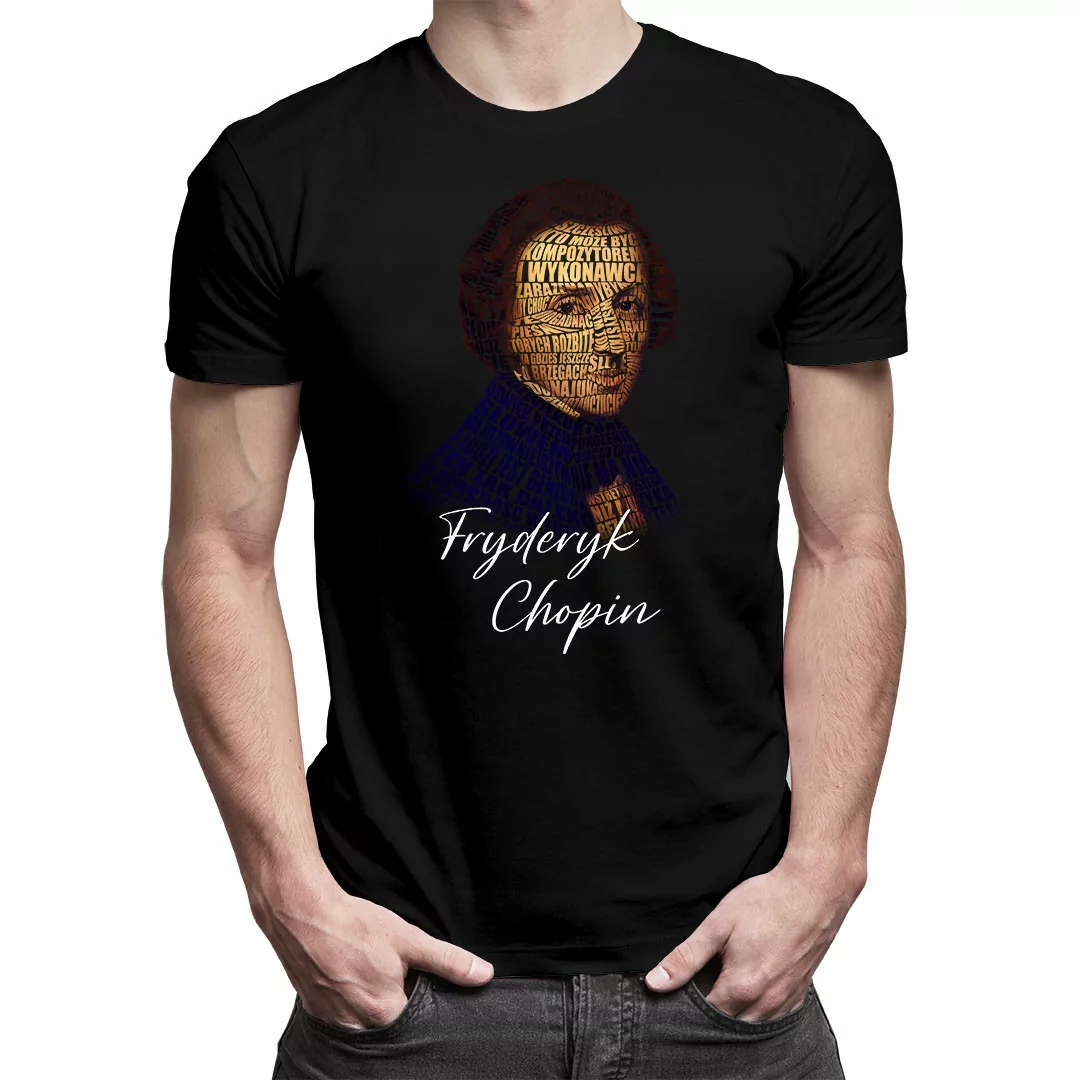 

Fryderyk Chopin - koszulka z nadrukiem dla niego