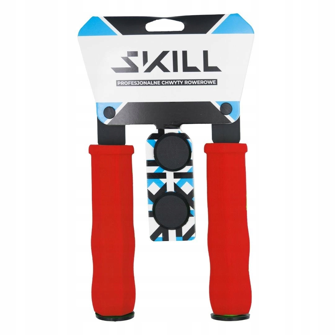 Chwyty Kierownicy Skill Hexagon Eva 125MM Czerwony