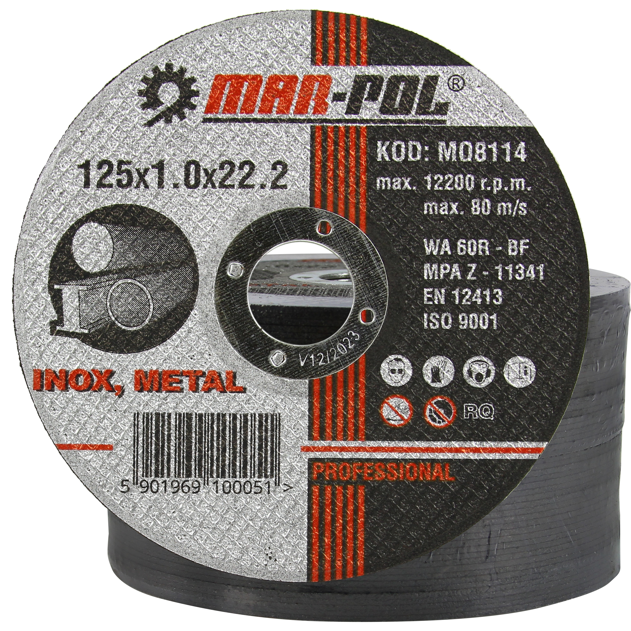 

Tarcza Tarcze Do Cięcia Metalu 125 X 1,0 50 Szt