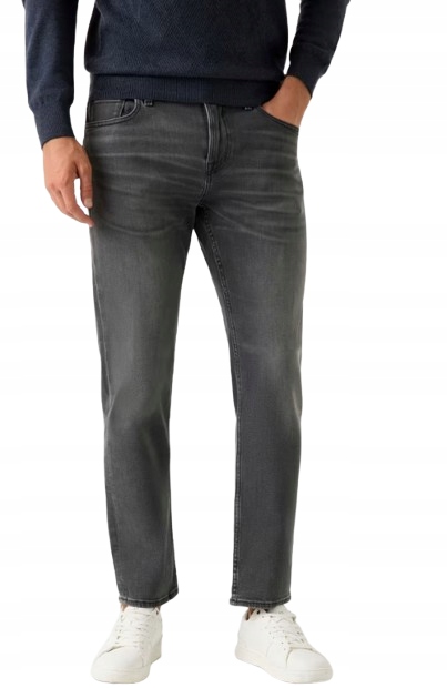 Guess Pánské Slim Džíny Jednoduché Šedé S Oděrkami 32 Gnh