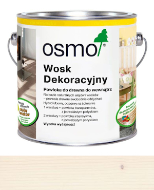 

Osmo 3111 Wosk dekoracyjny,olej 0,125L Biały