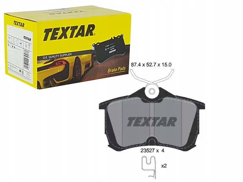 

Textar Klocki Hamulcowe Tył 2352701