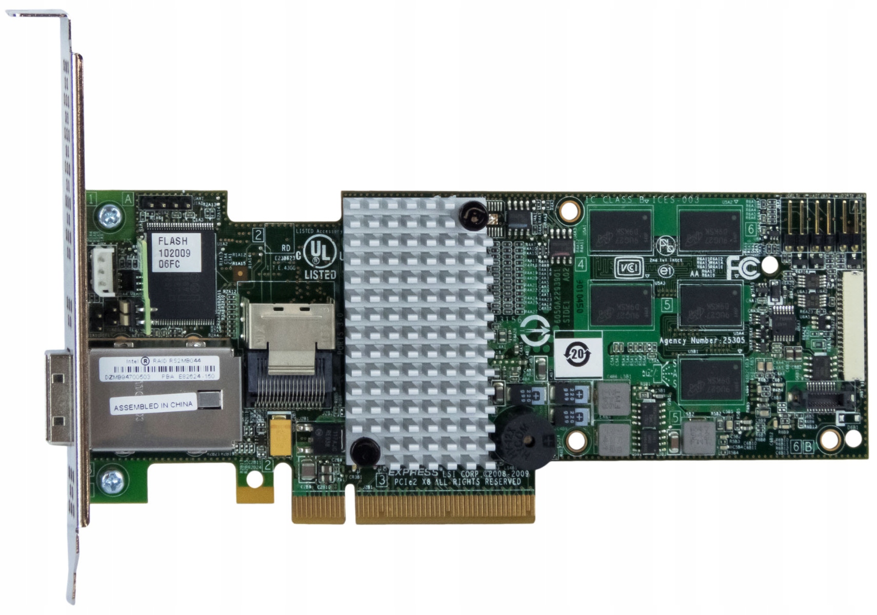 Intel RS2MB044 E82624-150 Raid Sas/sata 6Gbps PCIe x8