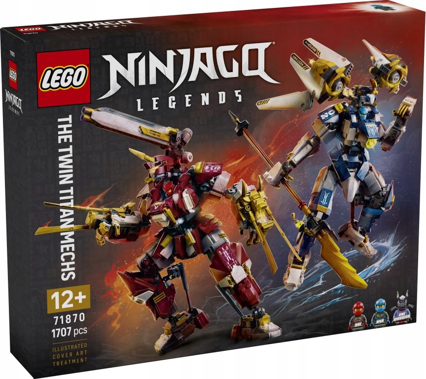 71870 Lego Ninjago Dvojčatové titanové mechy