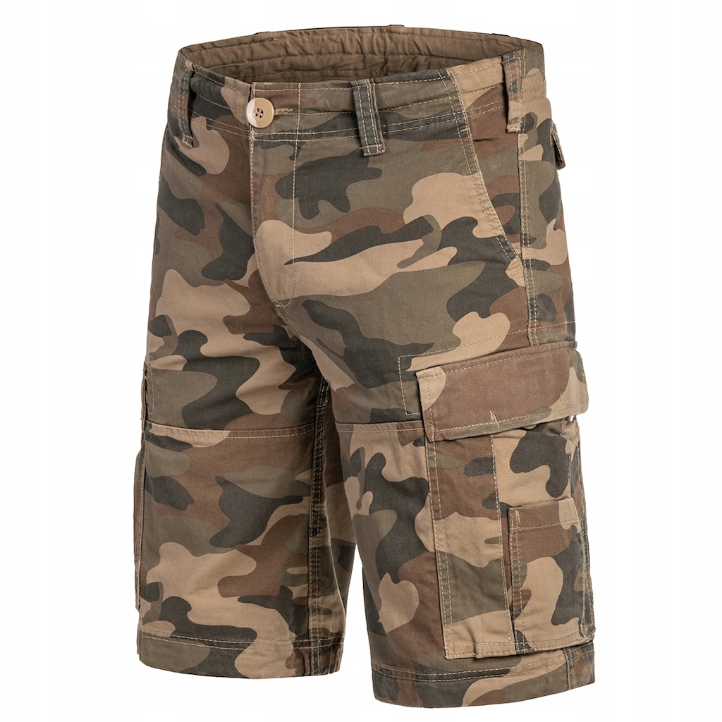 Kraťasy s krátkým rukávem Brandit Vintage Classic Light Woodland XL