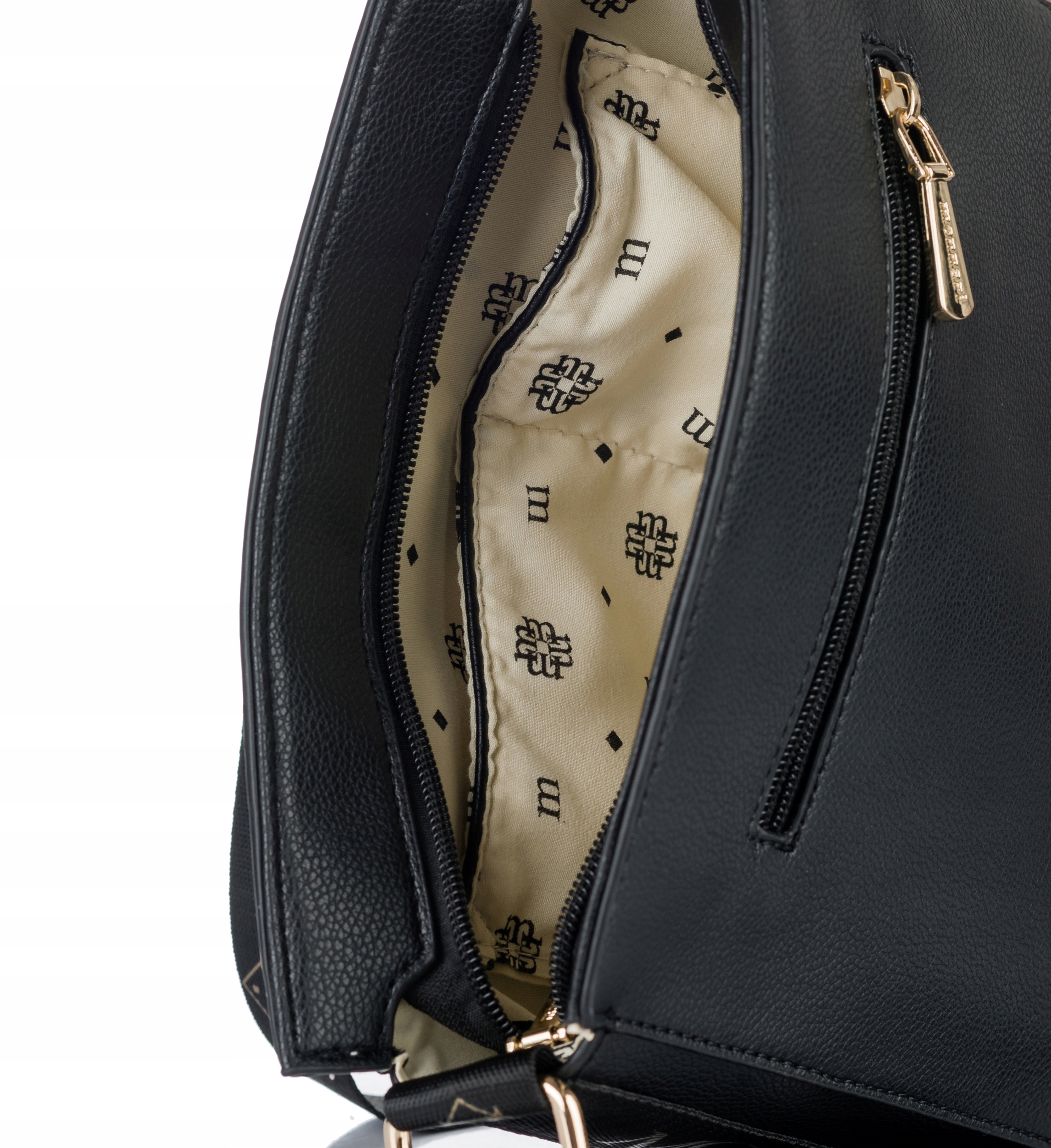 SPORTOWA Damska TOREBKA crossbody LISTONOSZKA MONNARI PREMIUM Czarny Kolor czarny