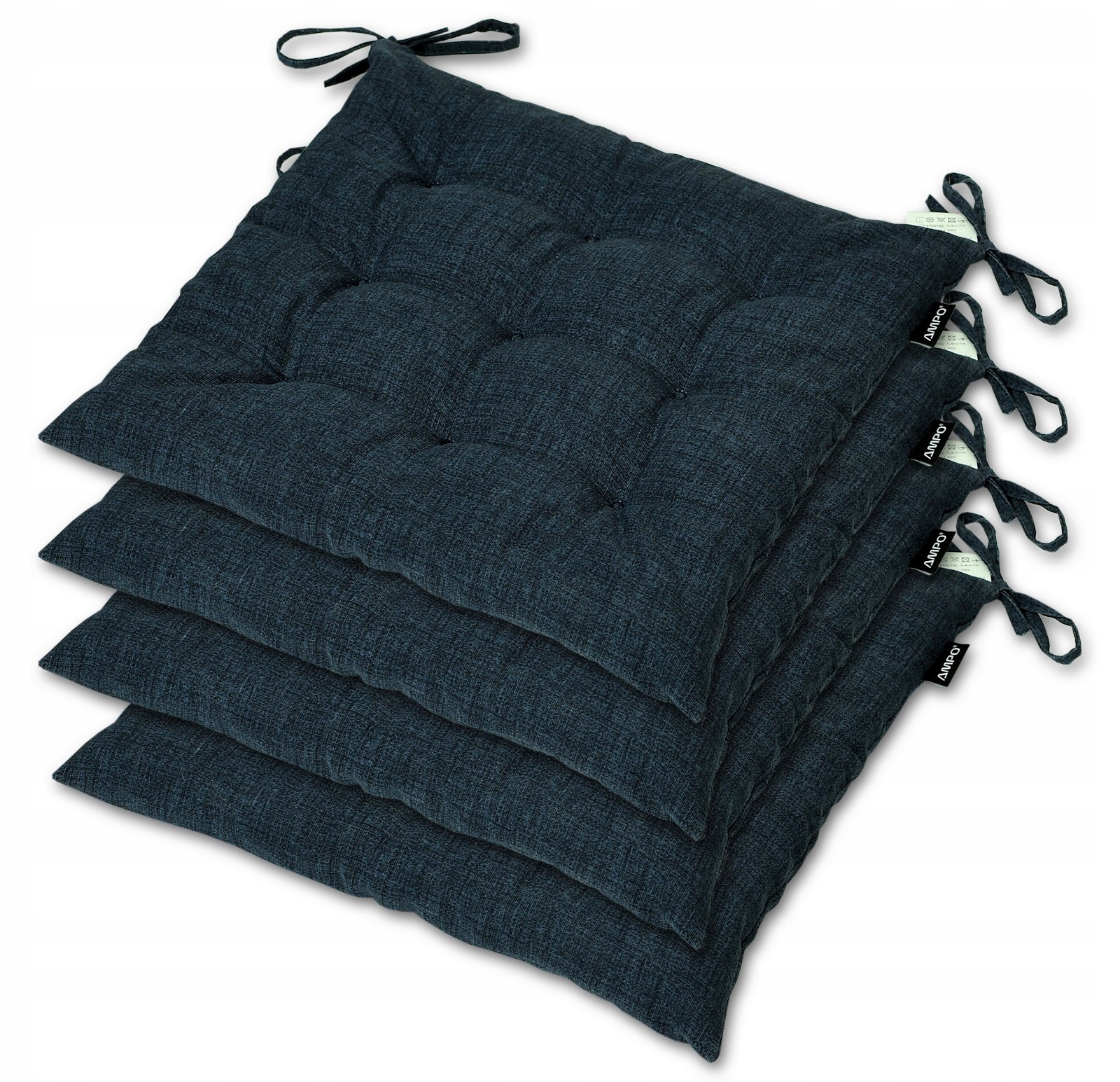 

Komplet Poduszek Na Krzesło 35x35 wiązane 4 szt.