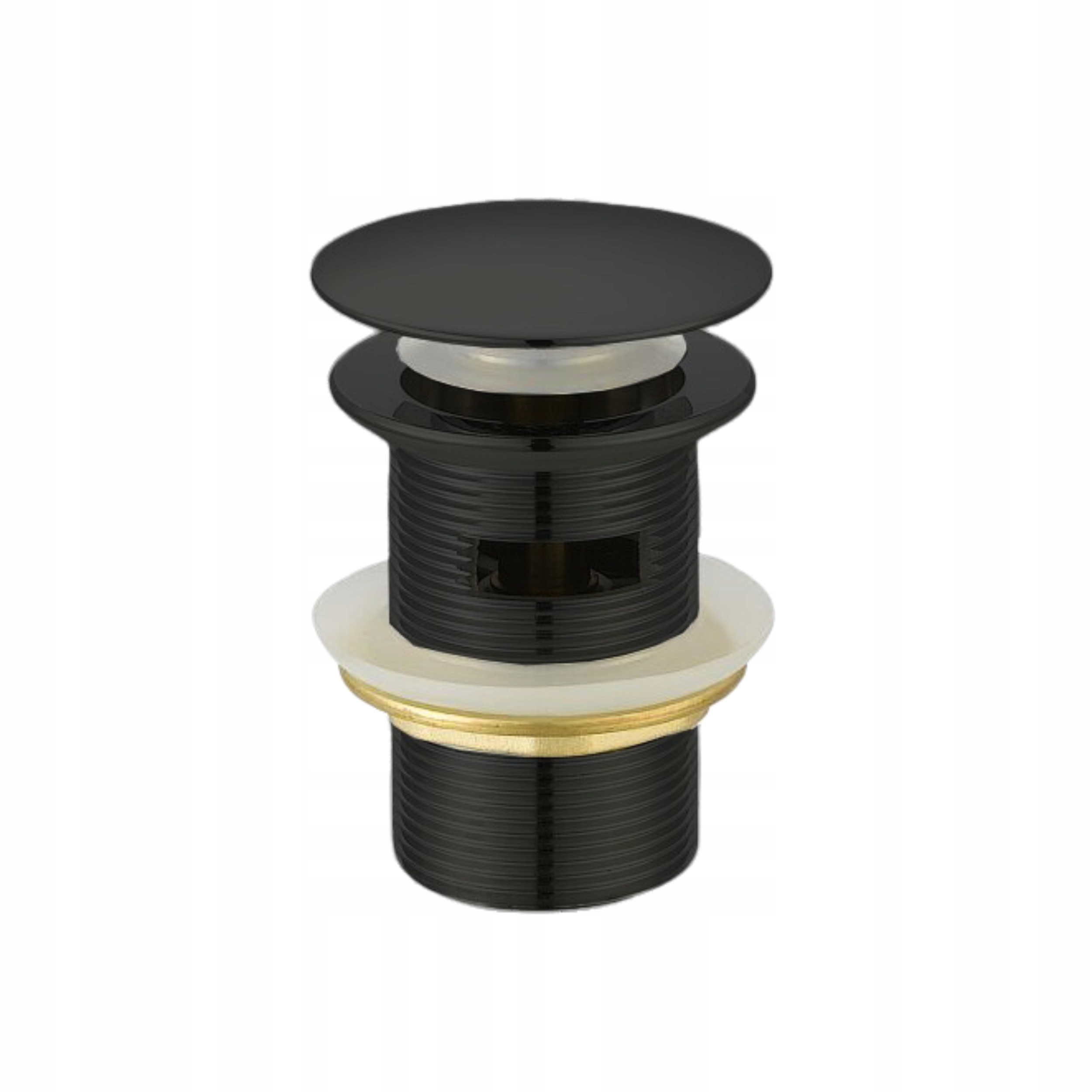 Zátka Pre Voľne Stojacu Vaňu Prepad, Farba Čierna, SU-AN-004-M.