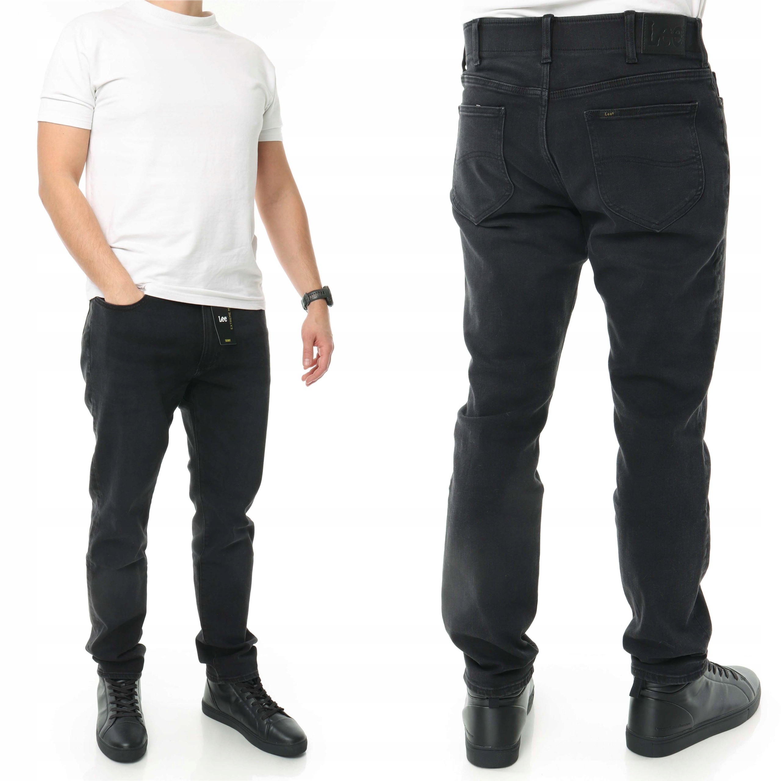 Lee Skinny Fit XM spodnie performance jeans W36 L32